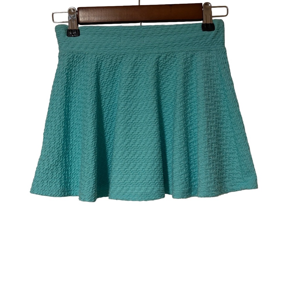 SO Aqua Textured Girl’s Skirt